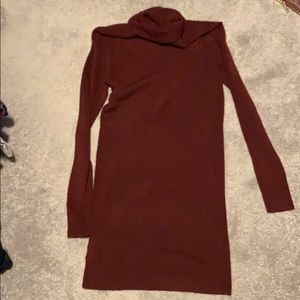Burgundy Sweater Dress
